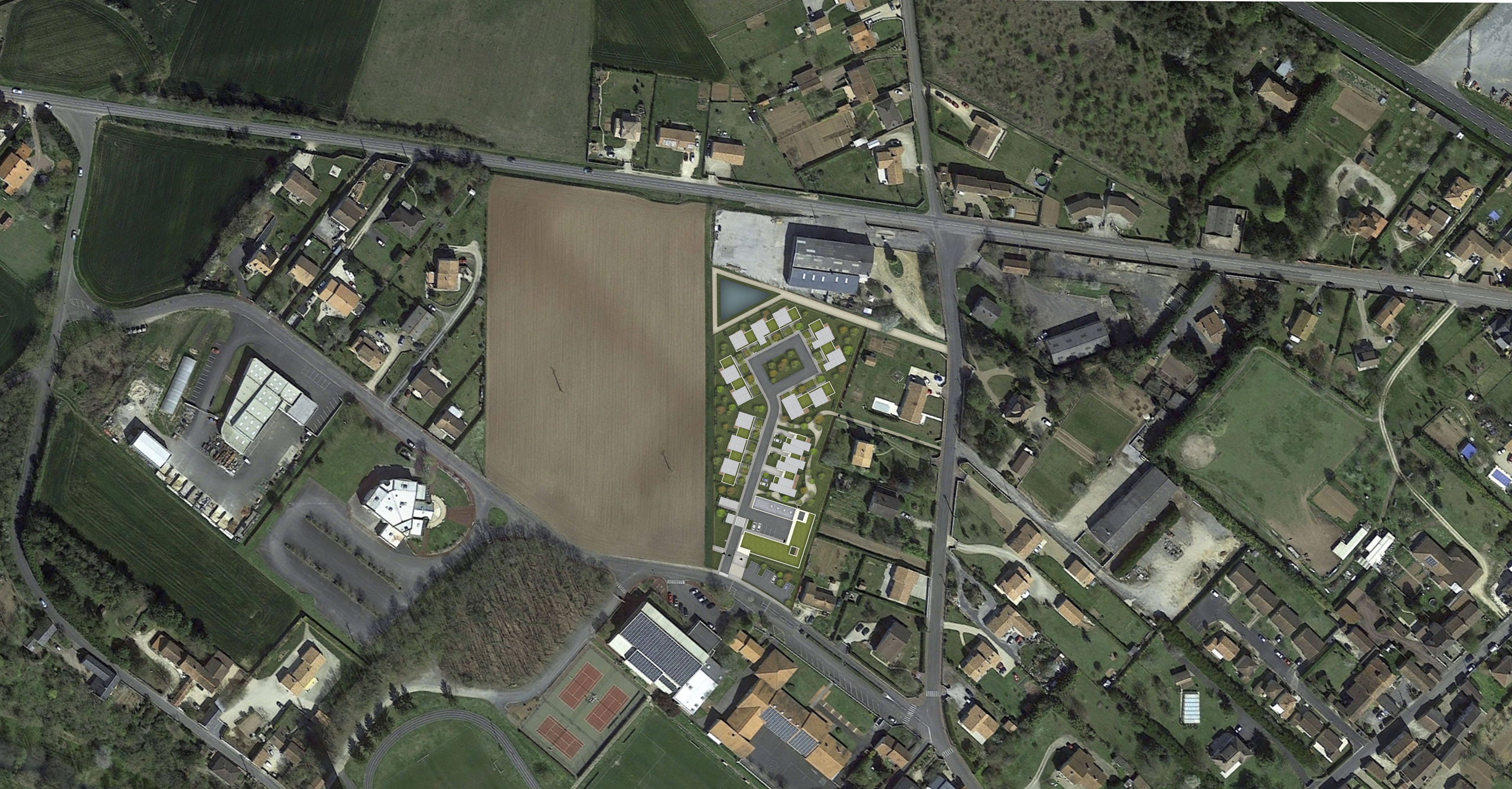 Plan masse / Corset-Roche & associes