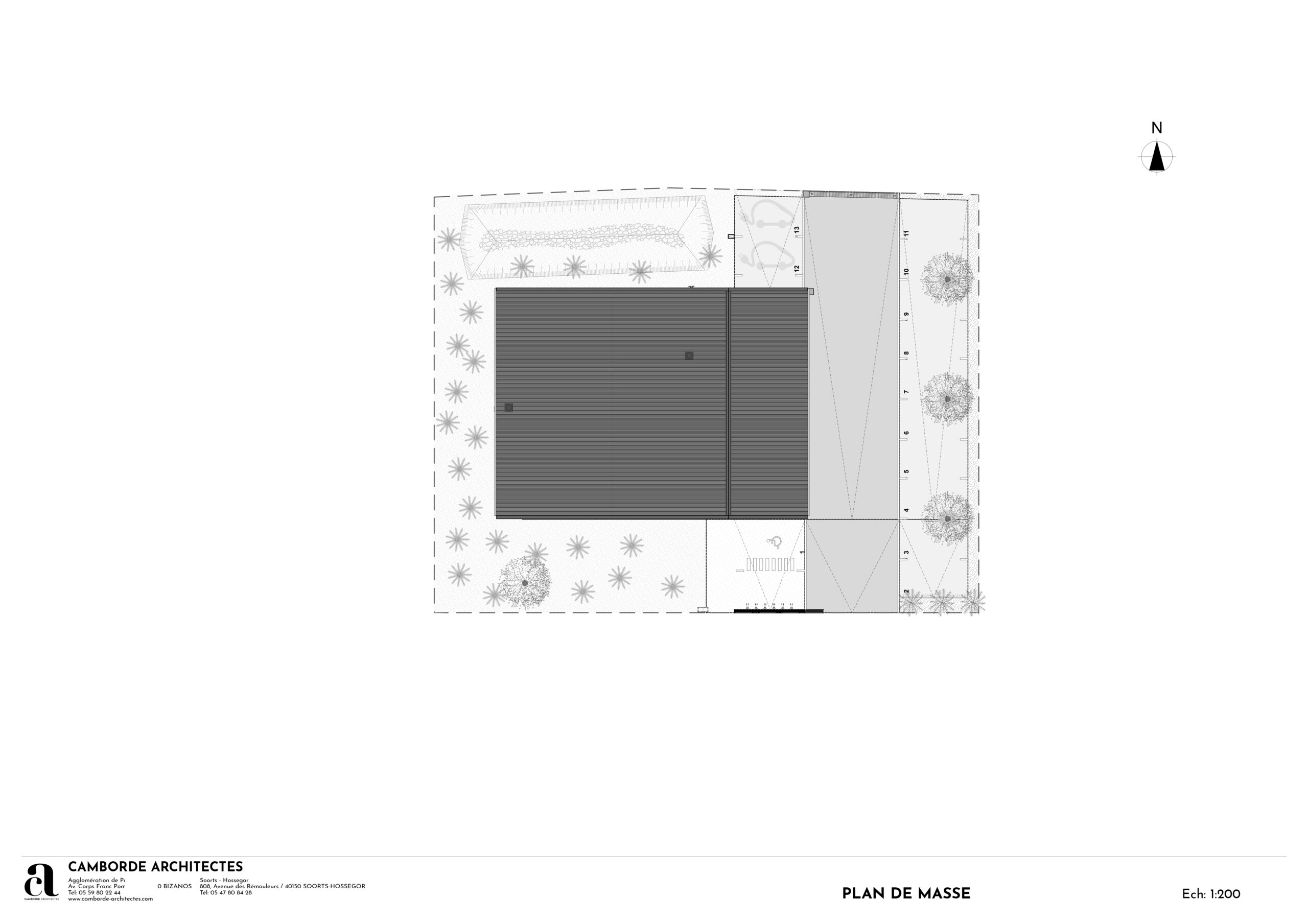 Plan de Masse / Camborde Architectes