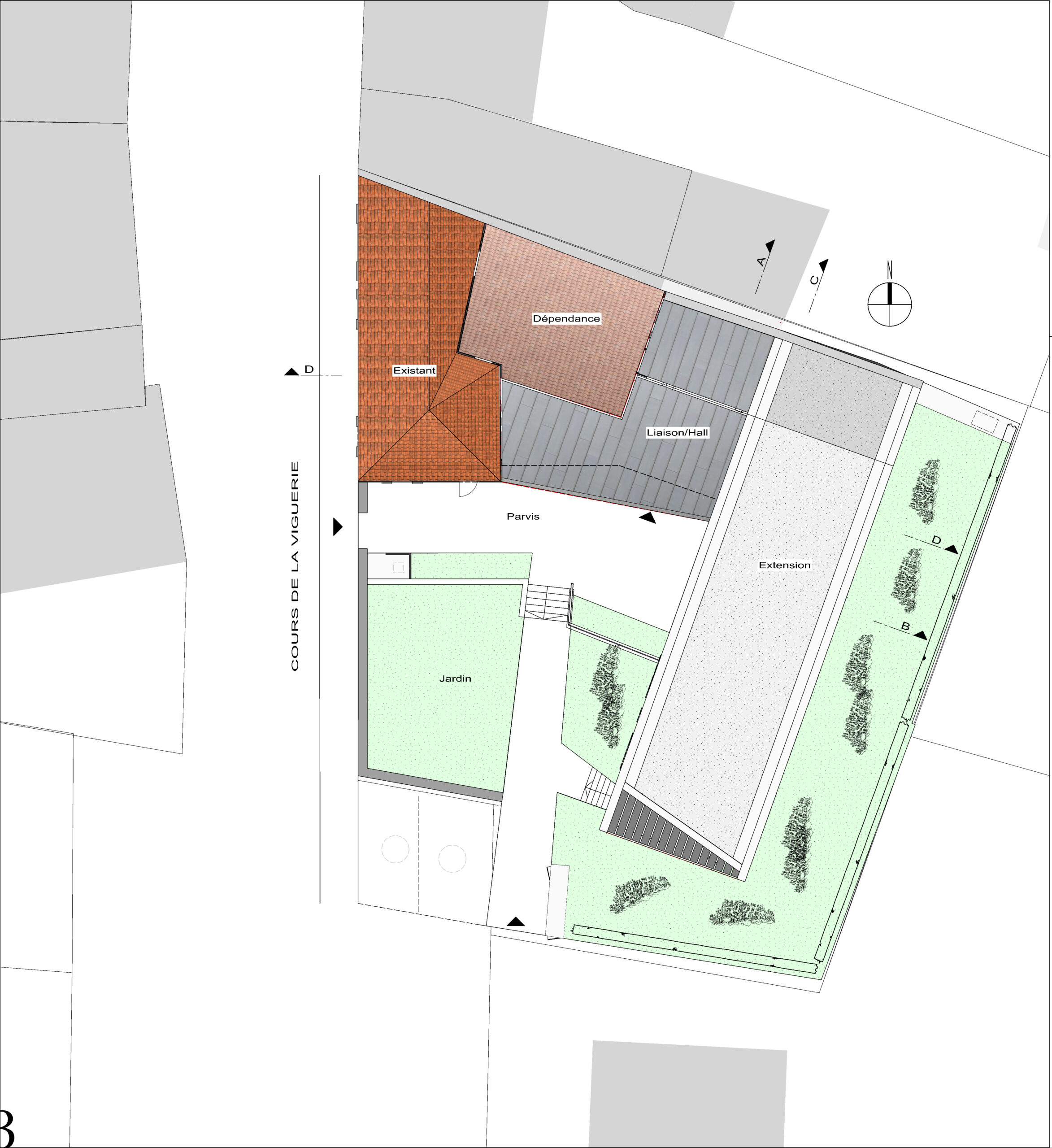 PLAN DE MASSE / AMP Architecture