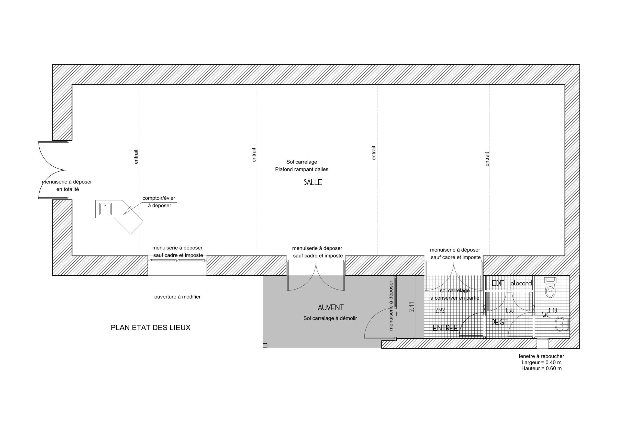 PLAN ETAT DES LIEUX / Alix BERARD