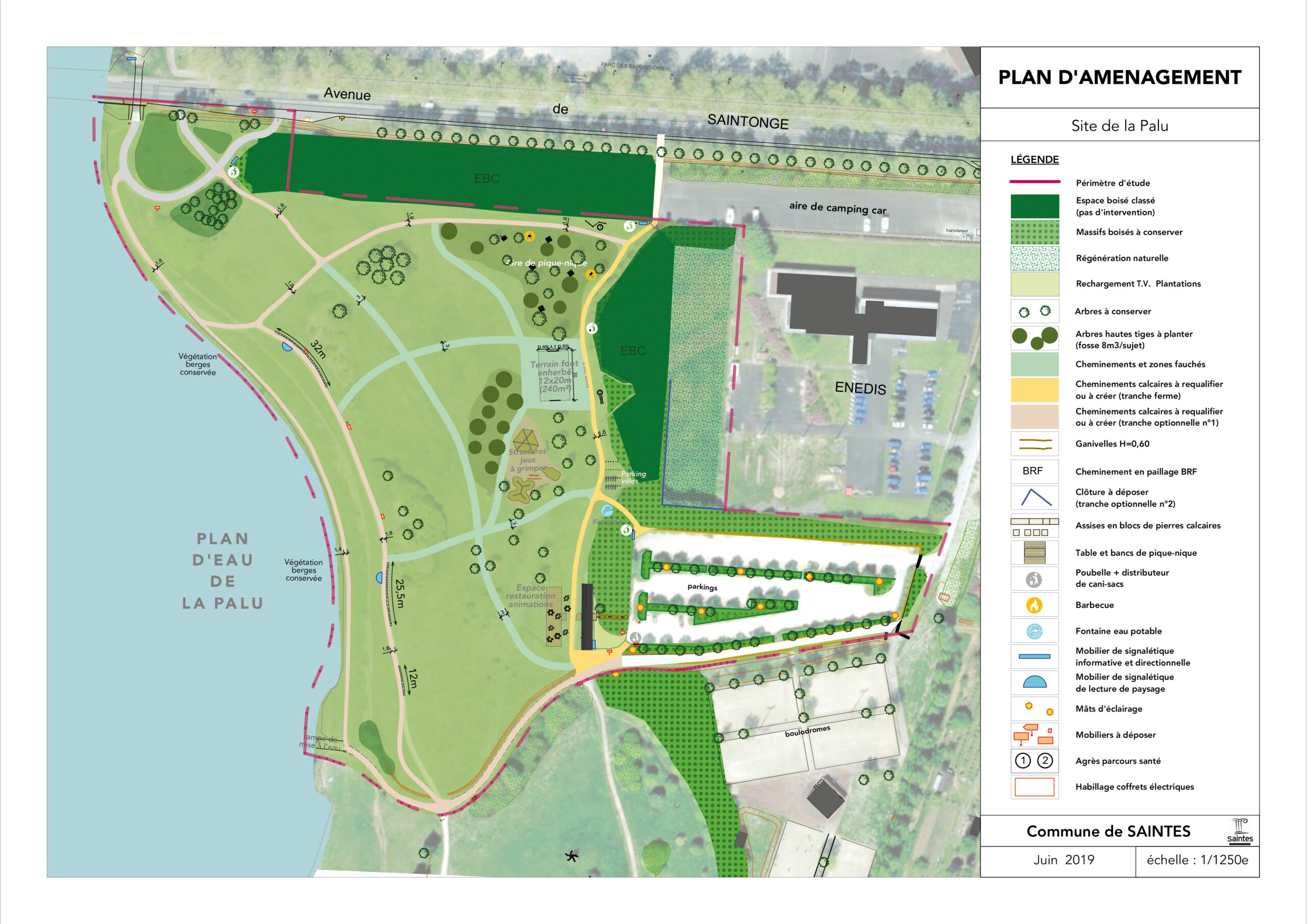 PLAN MASSE / Bertrand Massé paysagiste