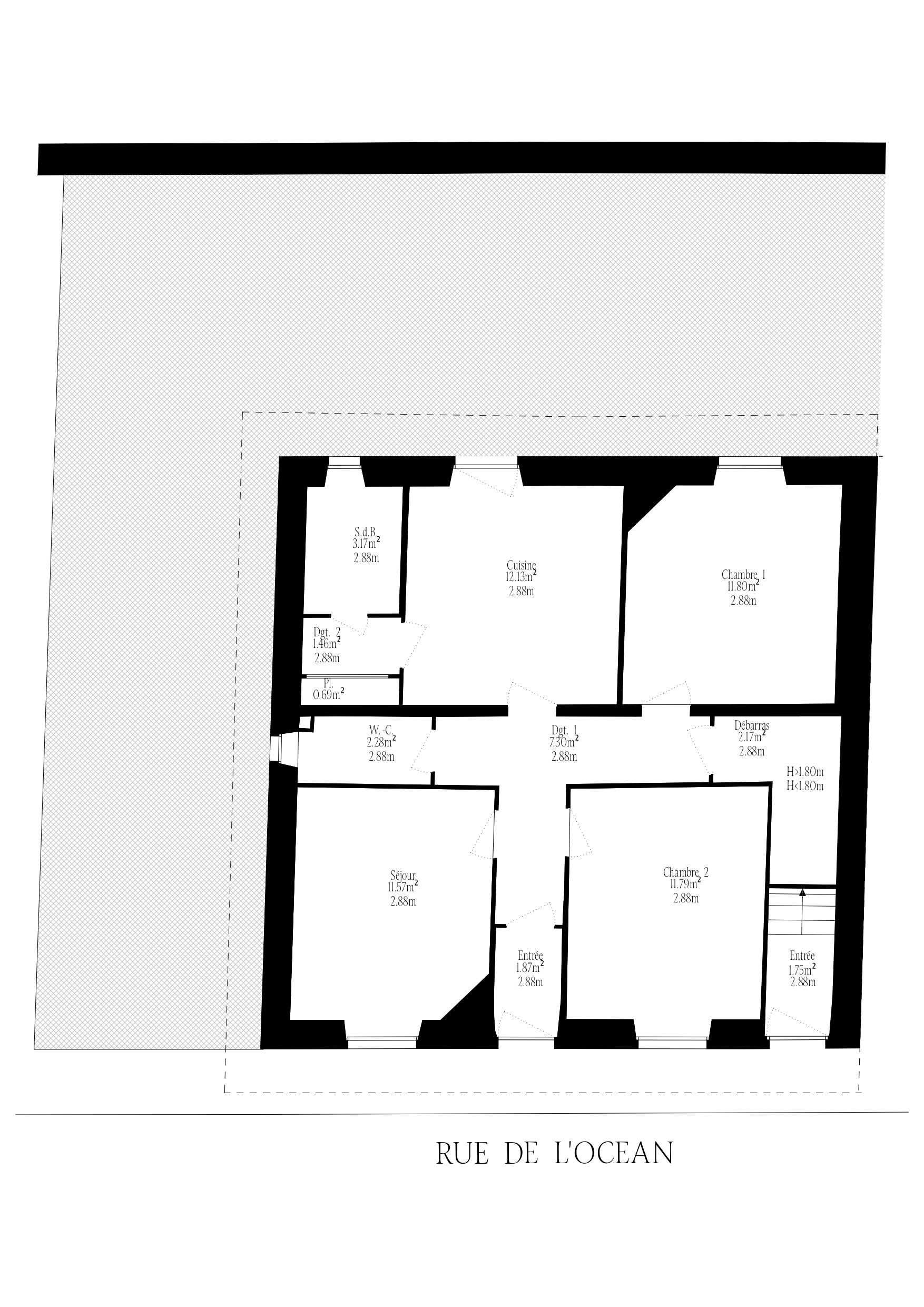Plan rdc existant / Skander Mokni