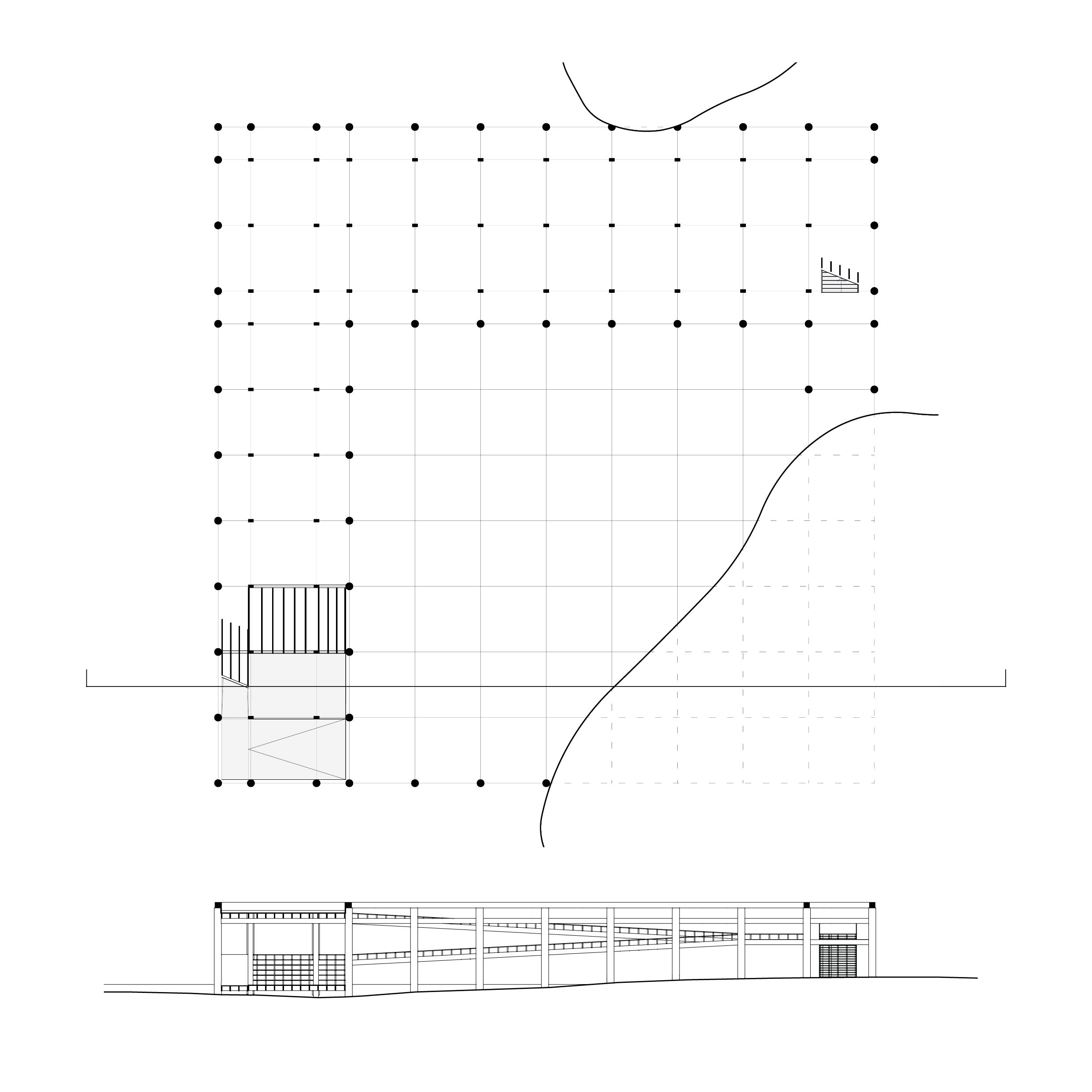 Plan RDC : Socle (N+6.5m) / Quentin Trey