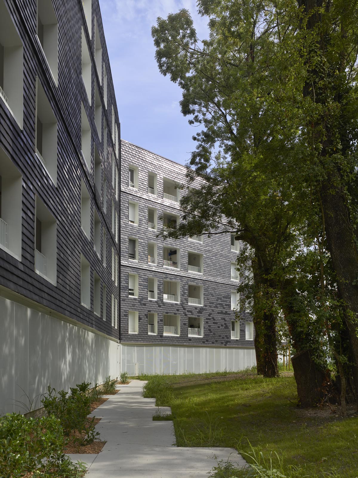 Façade nord / Roland Halbe
