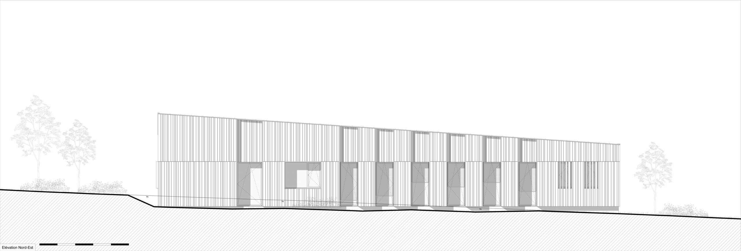 Façade Nord Est / THA