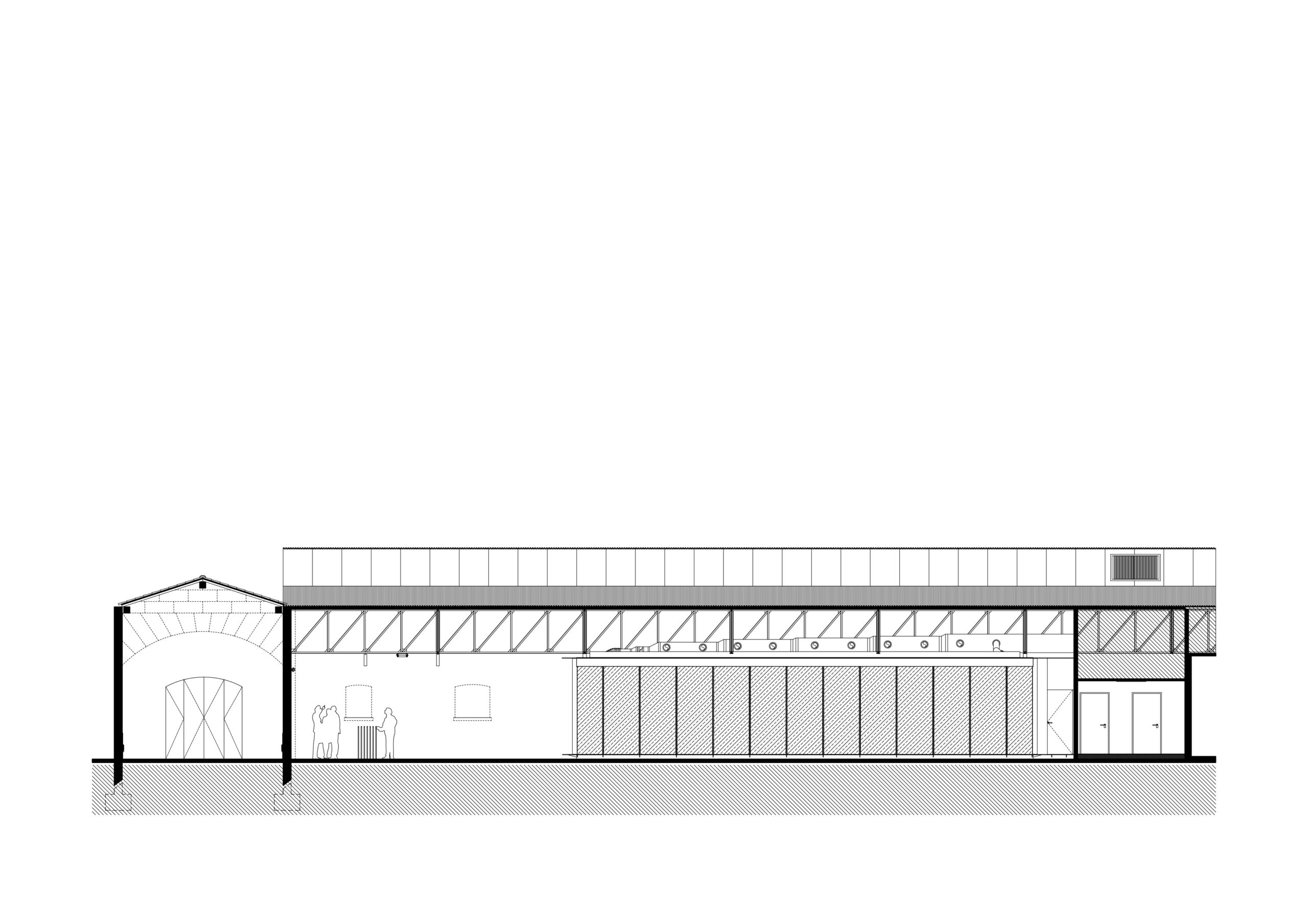 Façade Longitudinale / Edgar