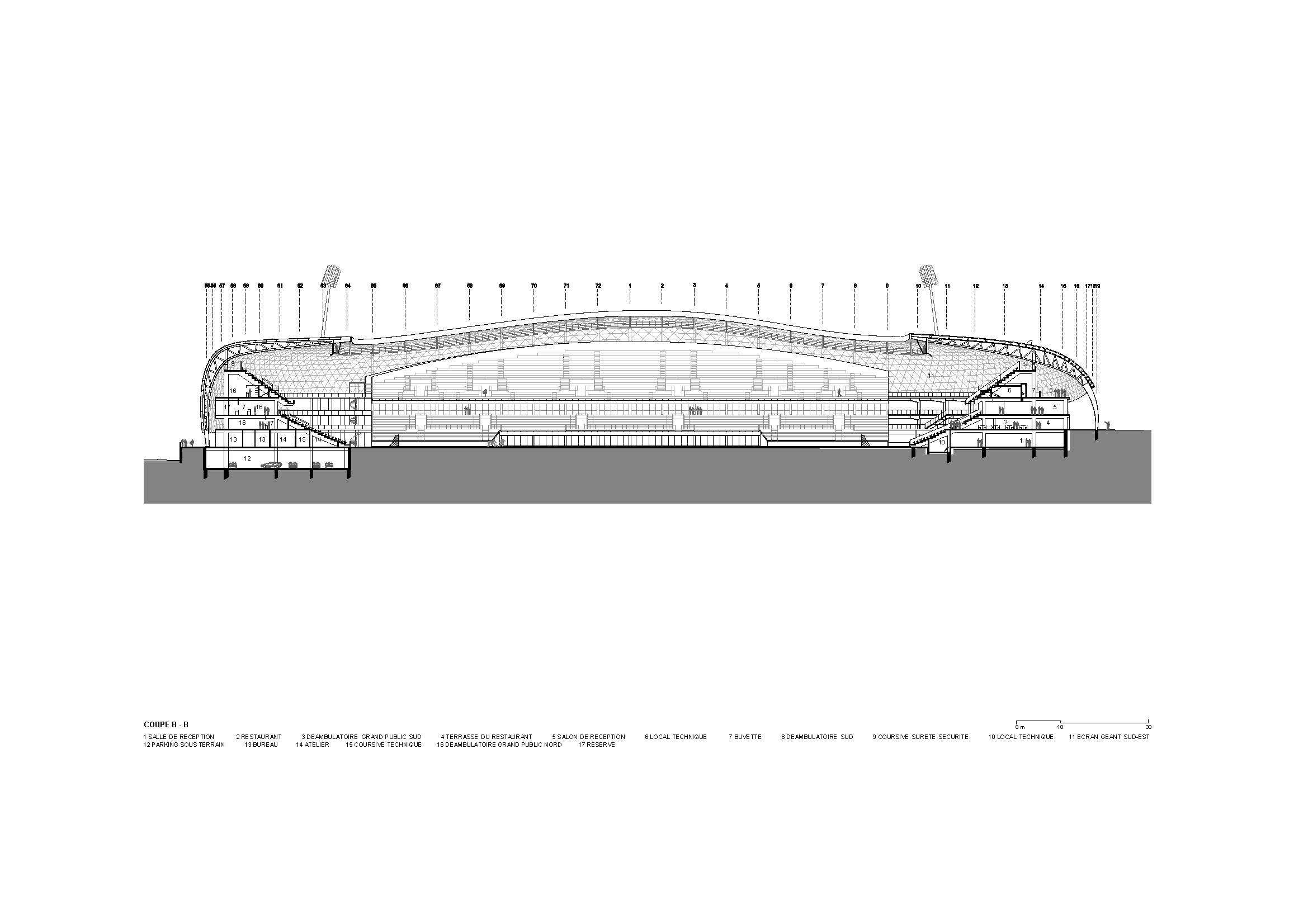 Coupe BB / Atelier Ferret Architectures