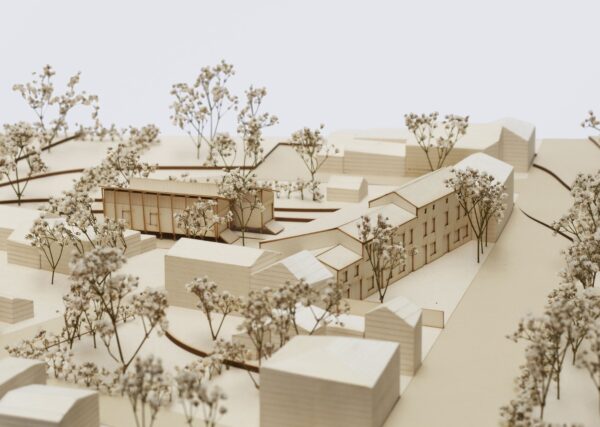 Photo de la maquette de l'ensemble du projet / Lison DAVAULT