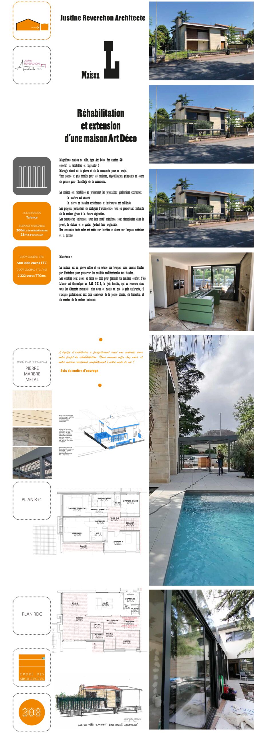 Panneau maison L / Justine Reverchon Architecte