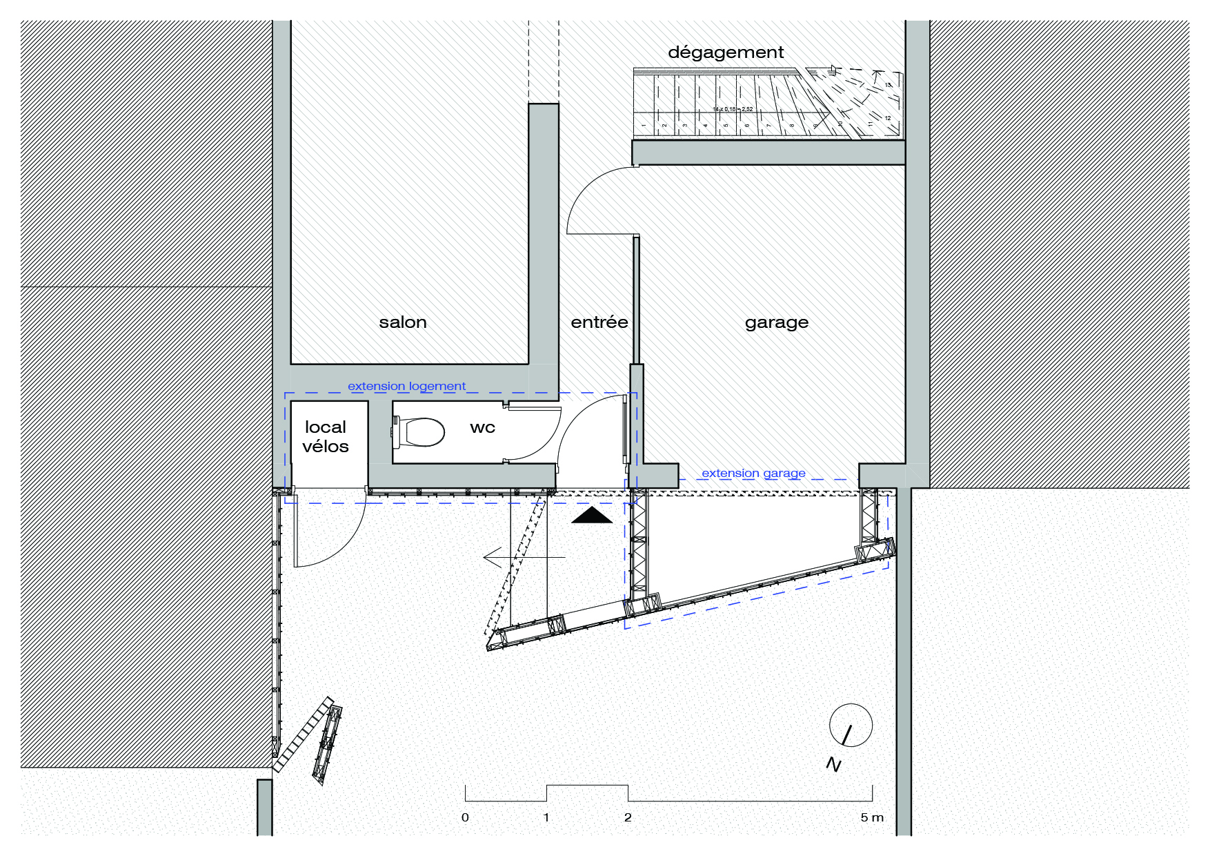 Plan de l'extension / Thomas Richard