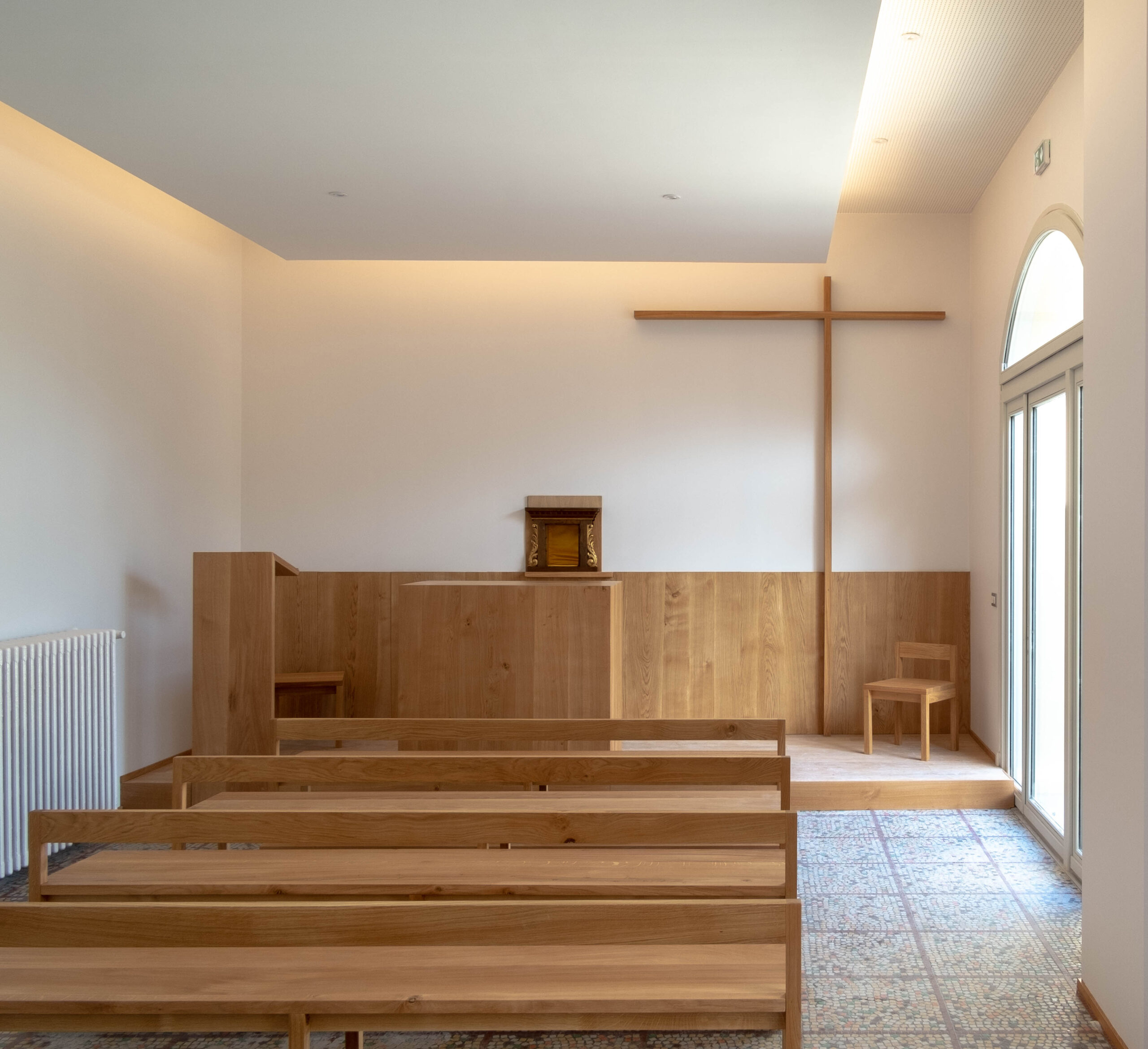 Chapelle du Centre Jean-Paul II / Mathias Cisnal