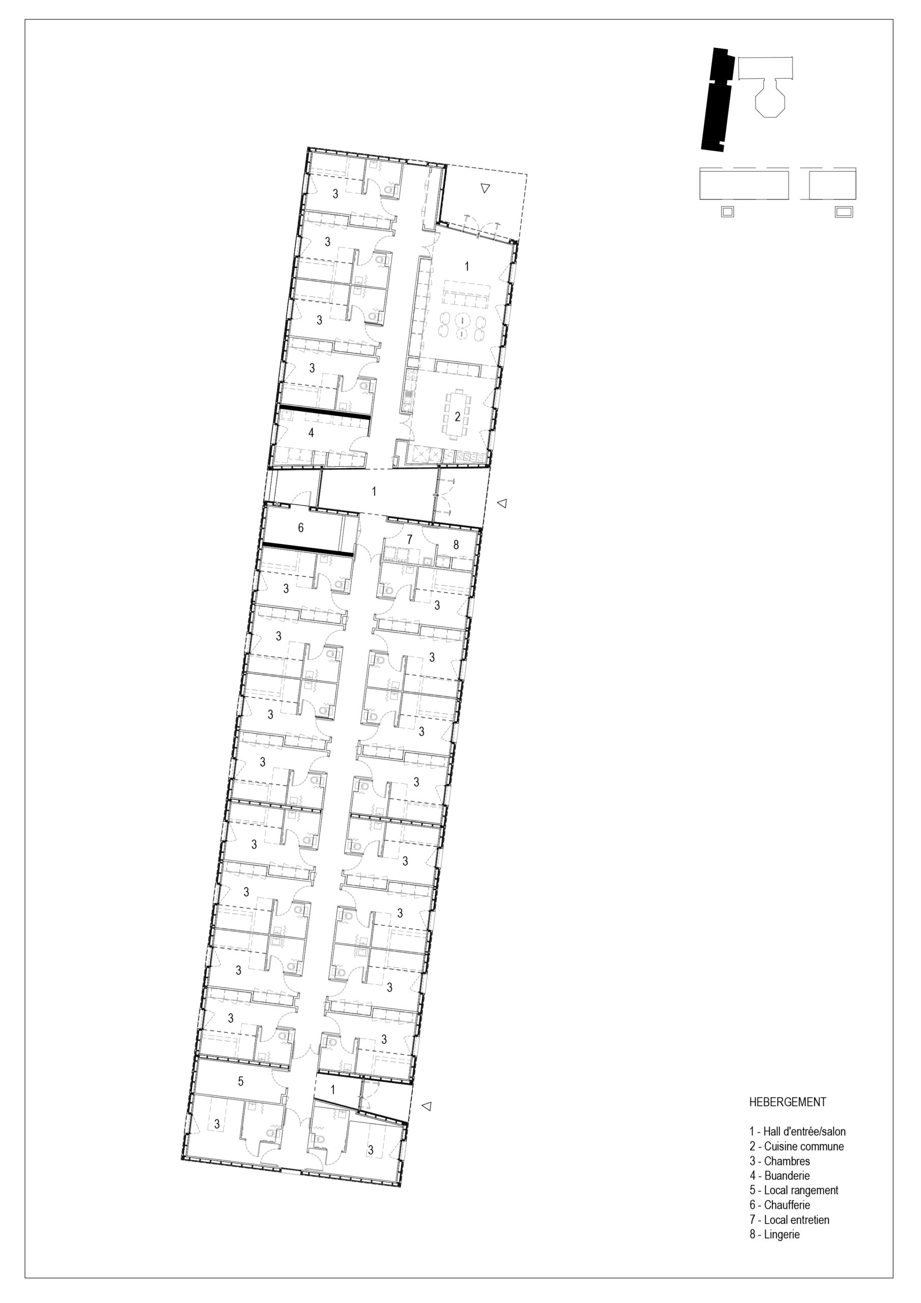 Plan Hébergements / W-architectures