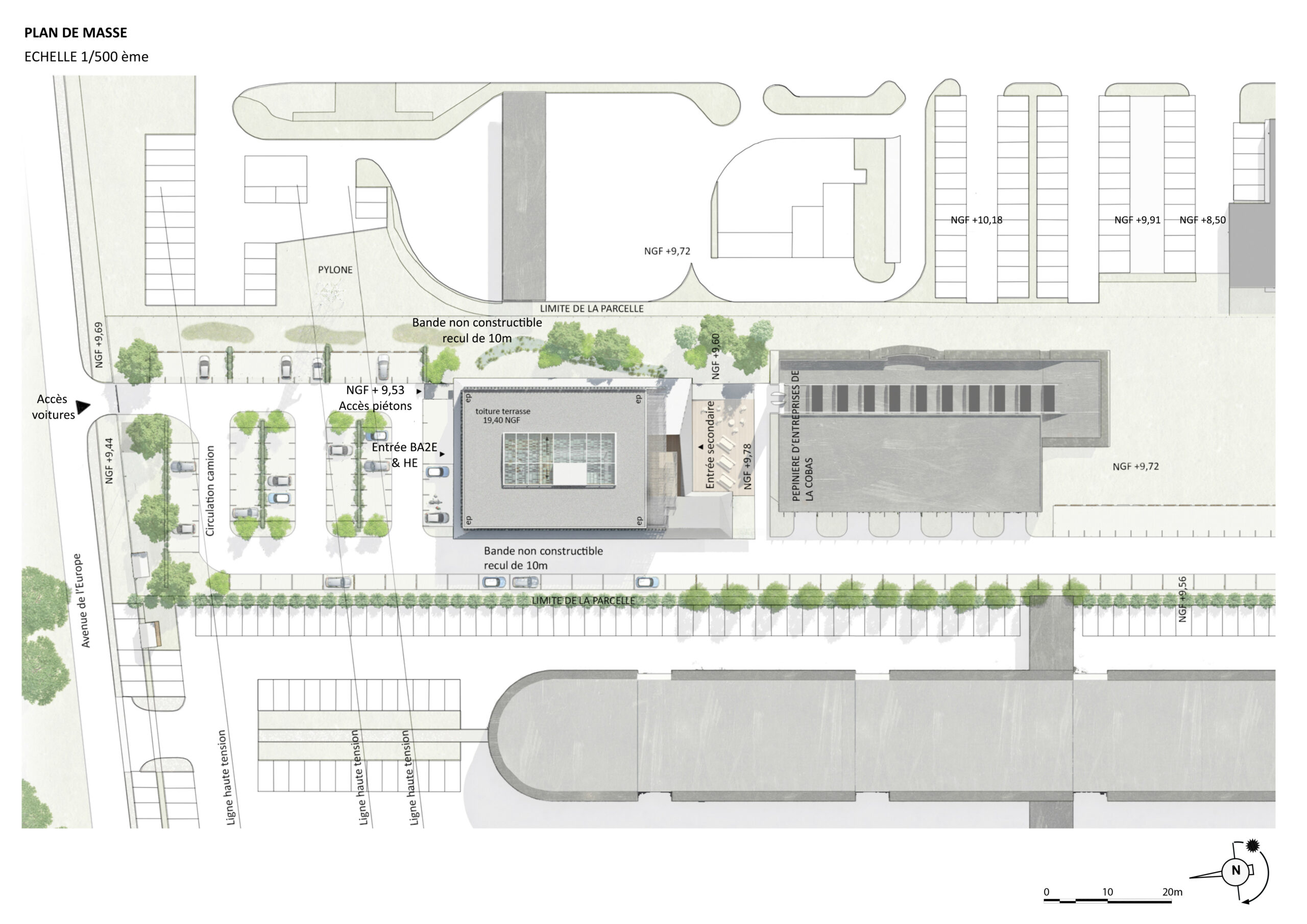 plan masse / guiraud-manenc