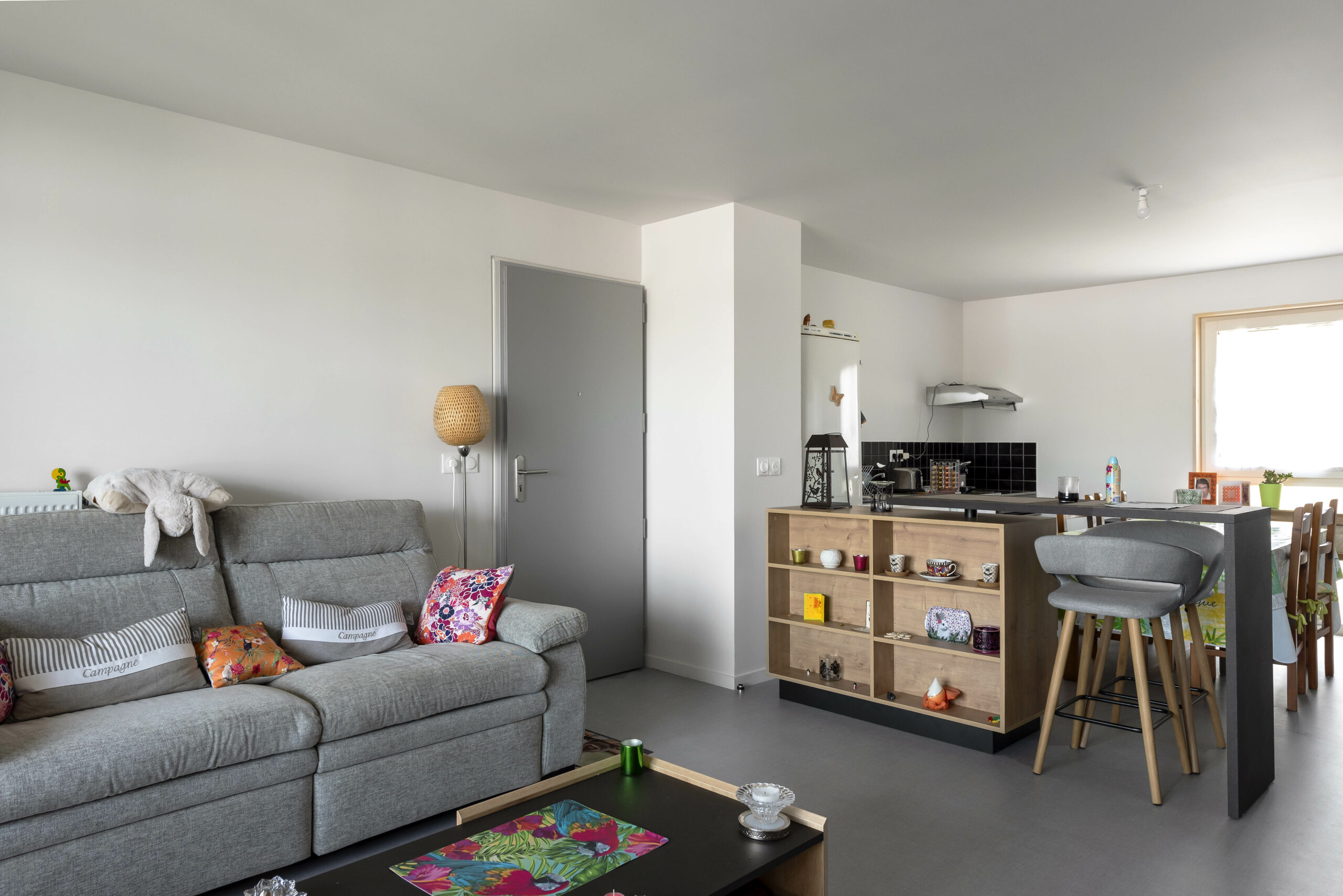 Intérieur d'un logement dans le bâtiment B / Benoit Alazard