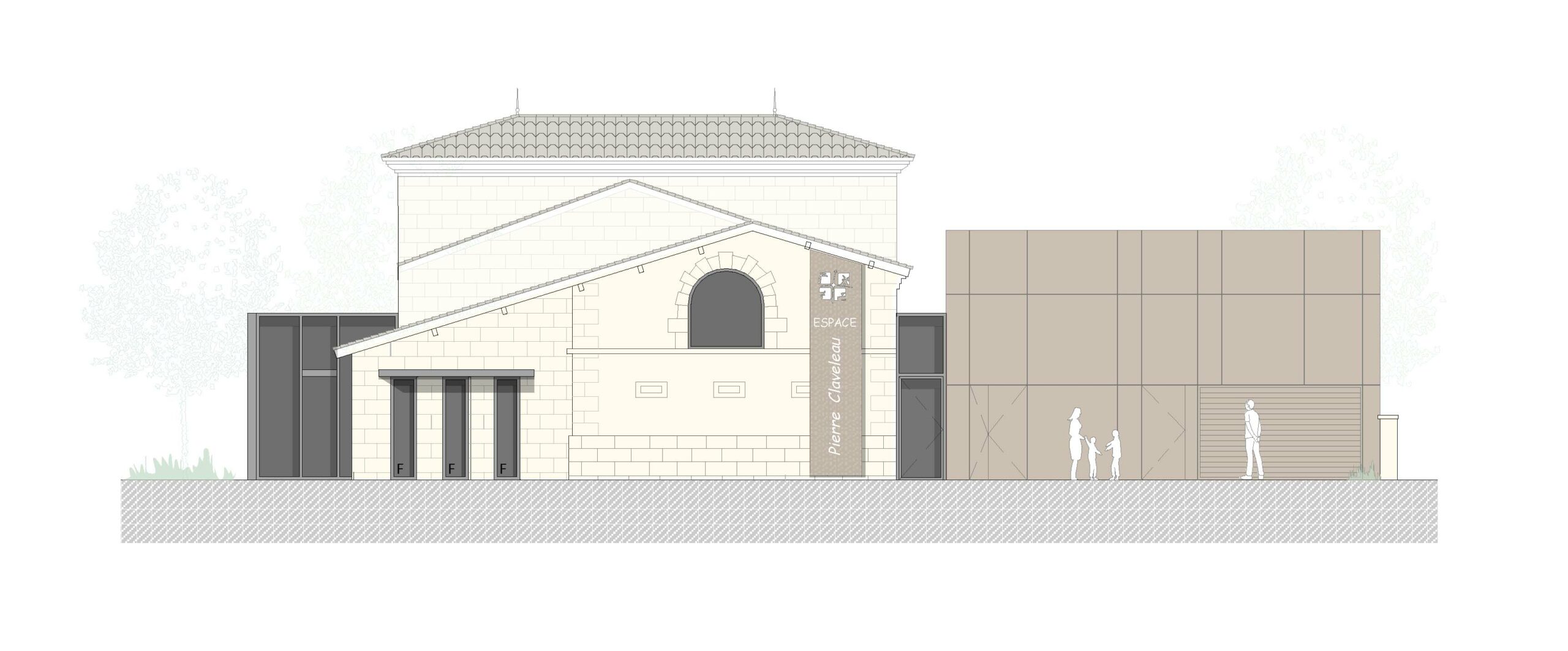 Façade Ouest / Michel Soulé