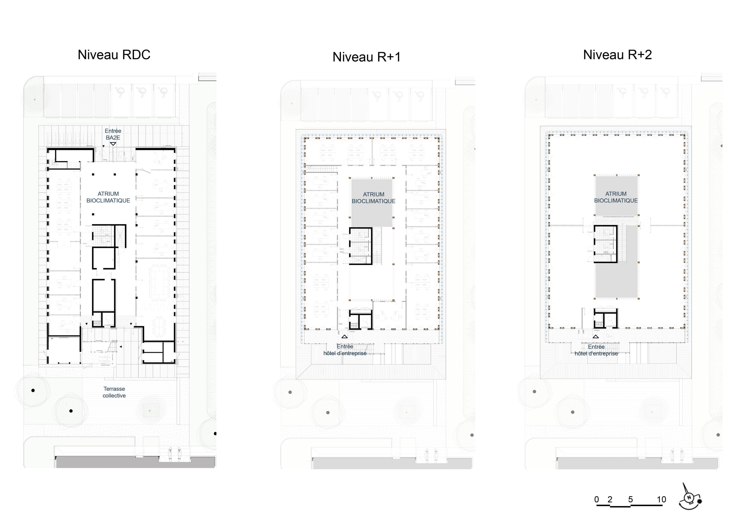 plans des niveaux / guiraud-manenc