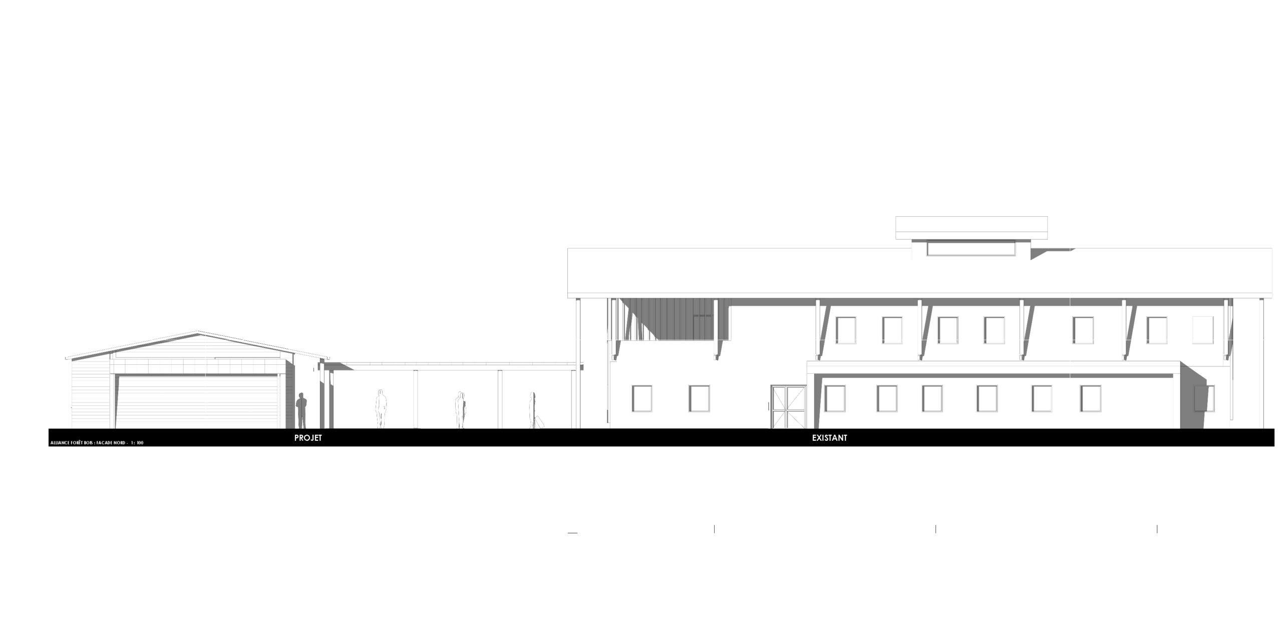 Façade Nord / Agencemetaphore