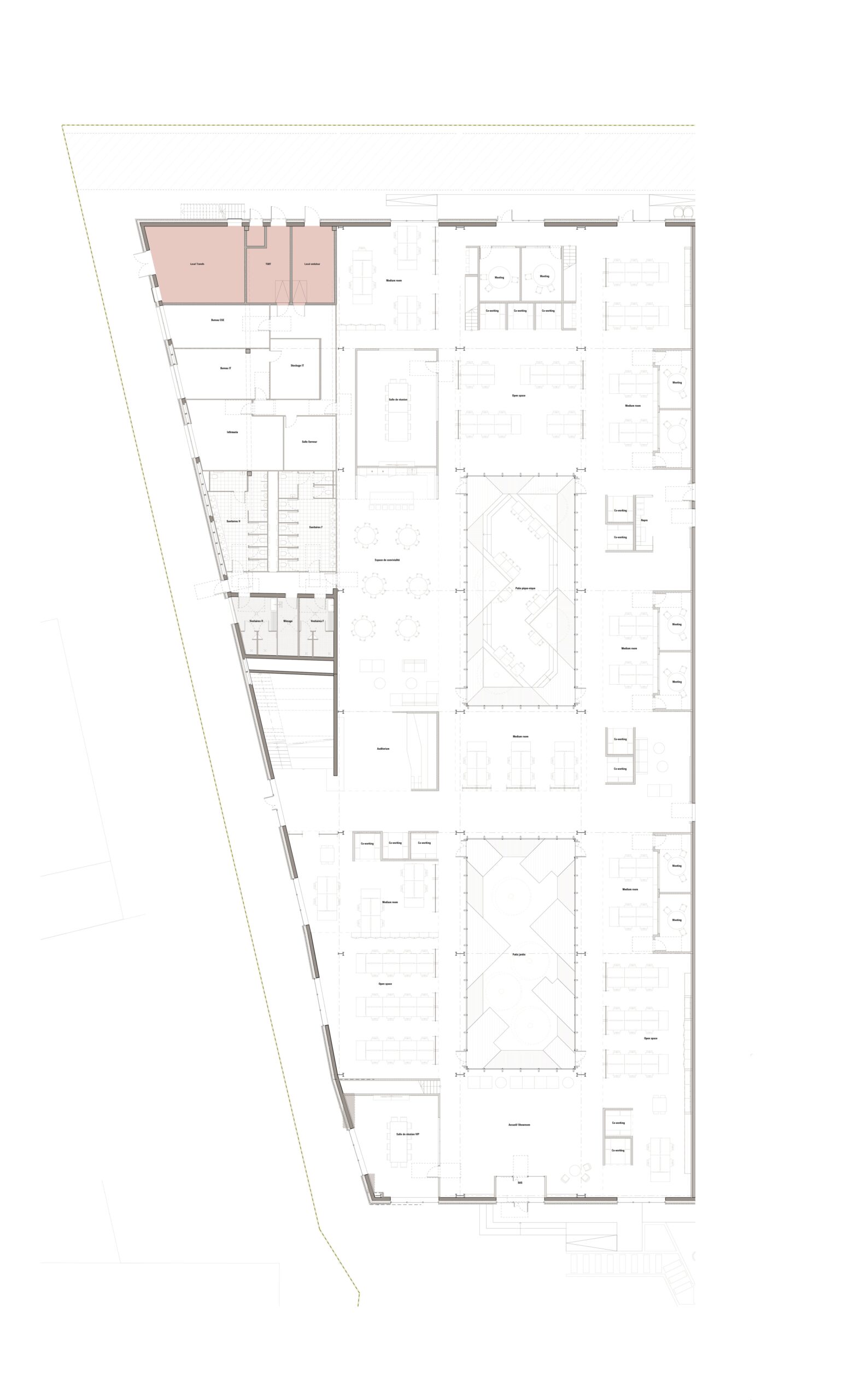 Plan RDC des bureaux / Moon Safari
