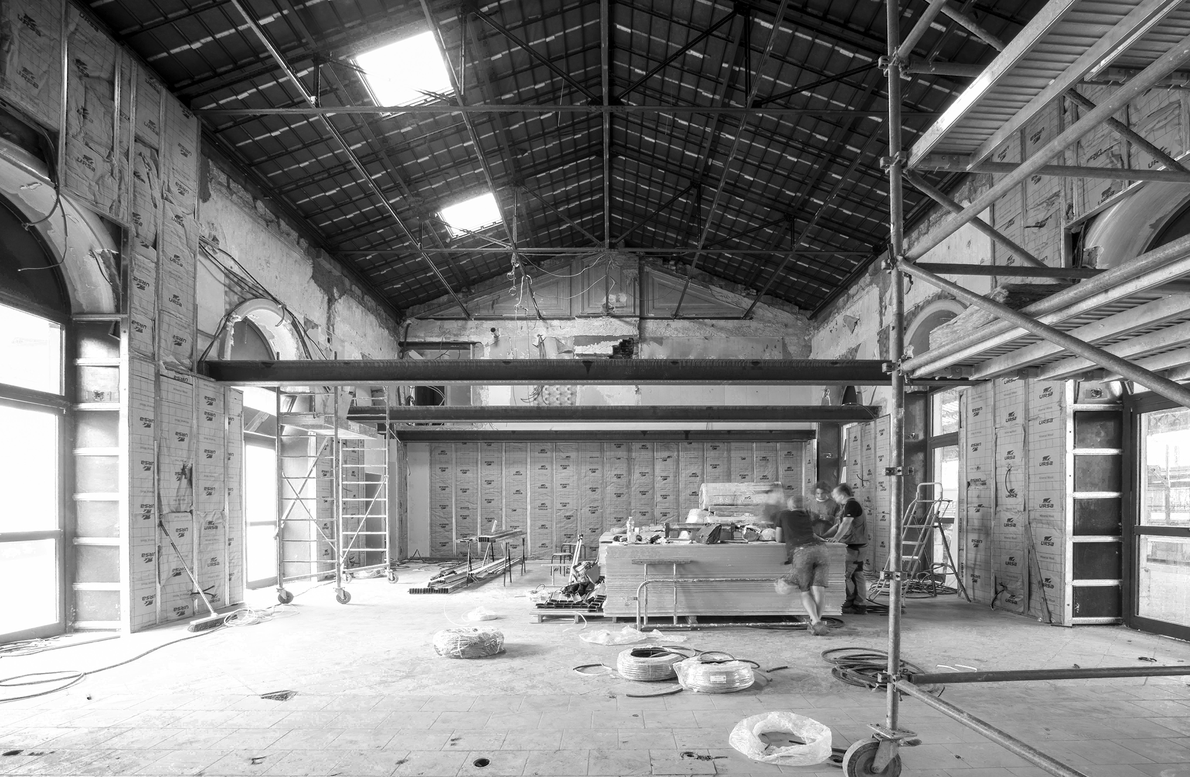 Vue du projet en chantier / Benoit Verdonck