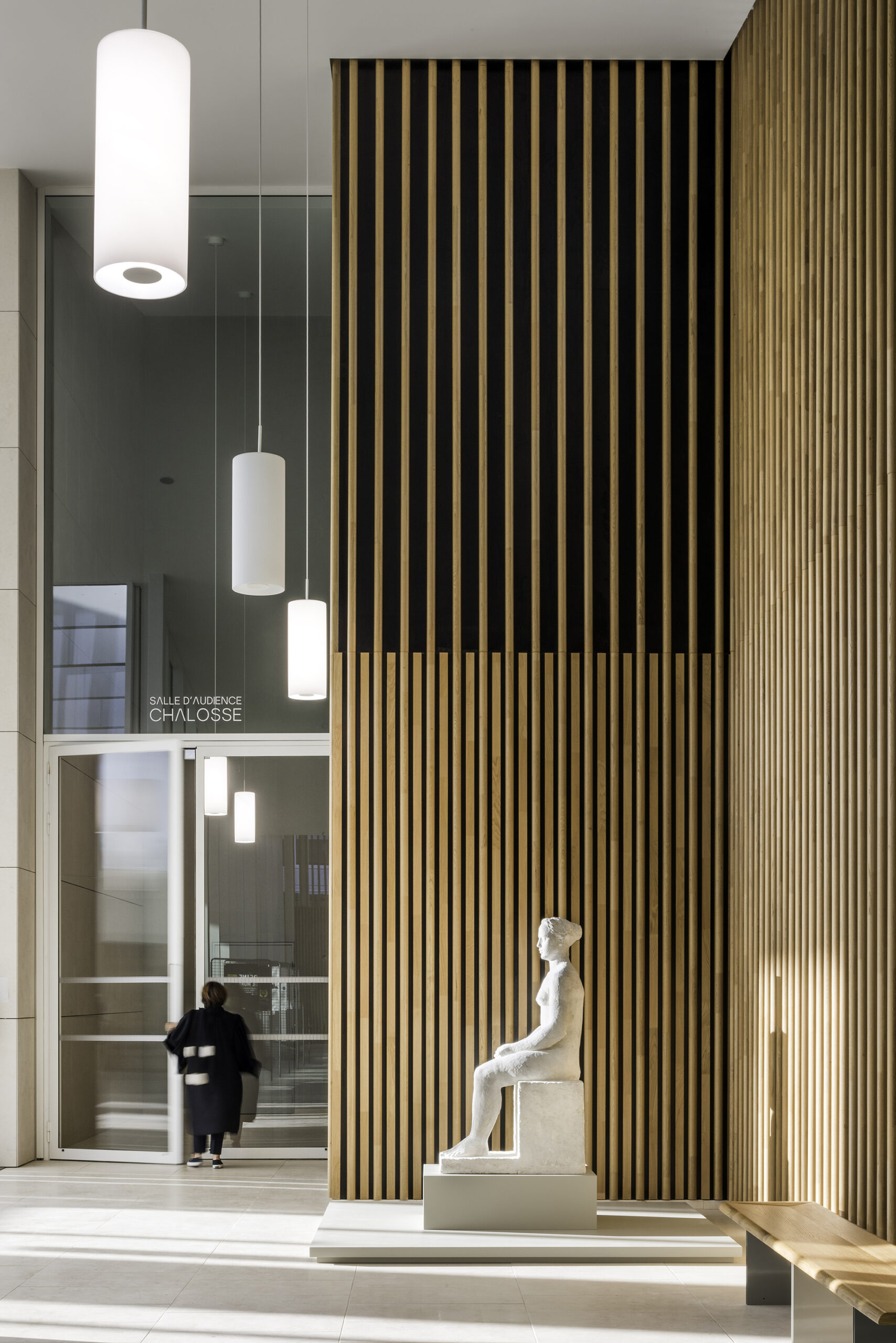 Palais de justice_détail hall / @blp&associés/Tremege