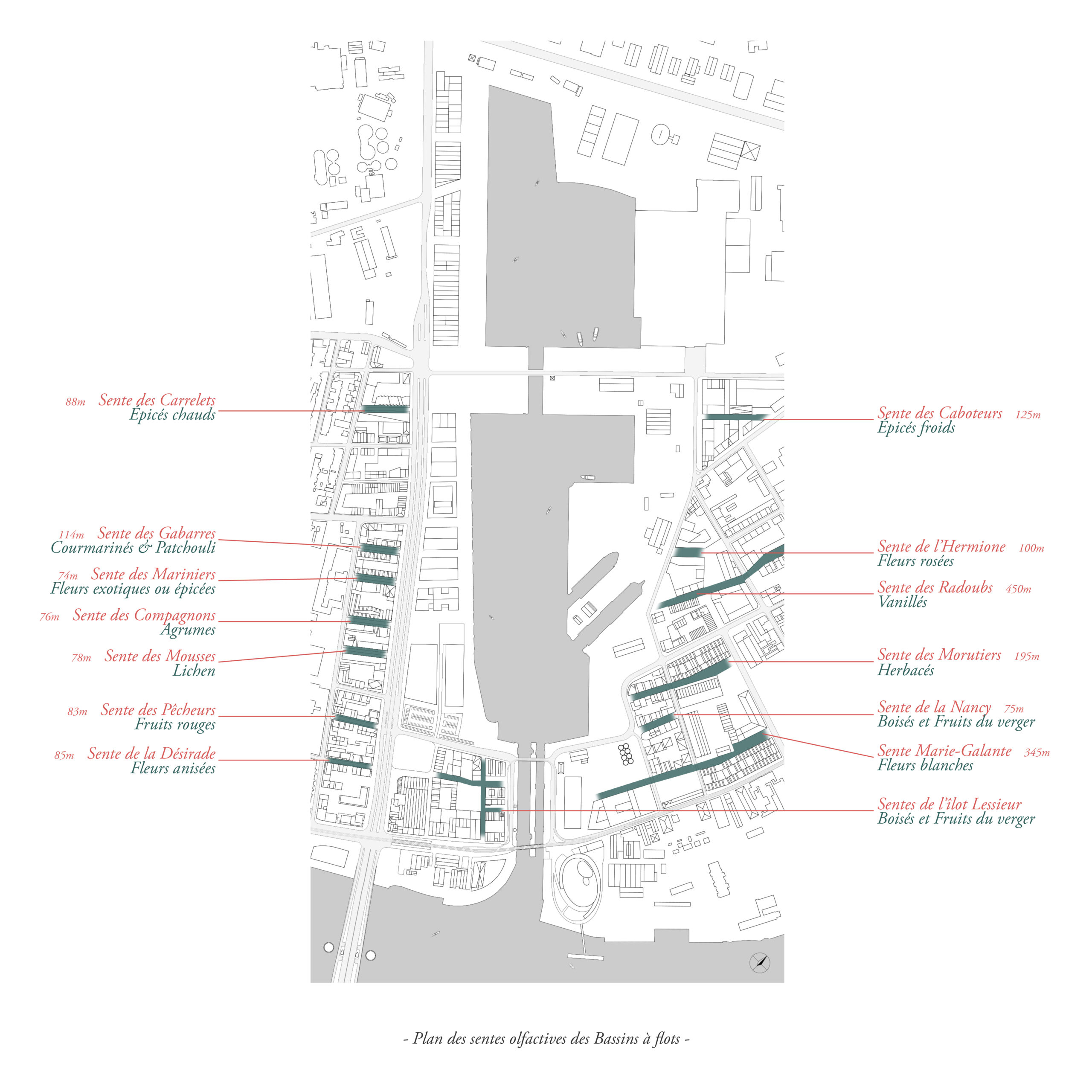 Plan du projet urbain / Alexandre Nikolopoulos