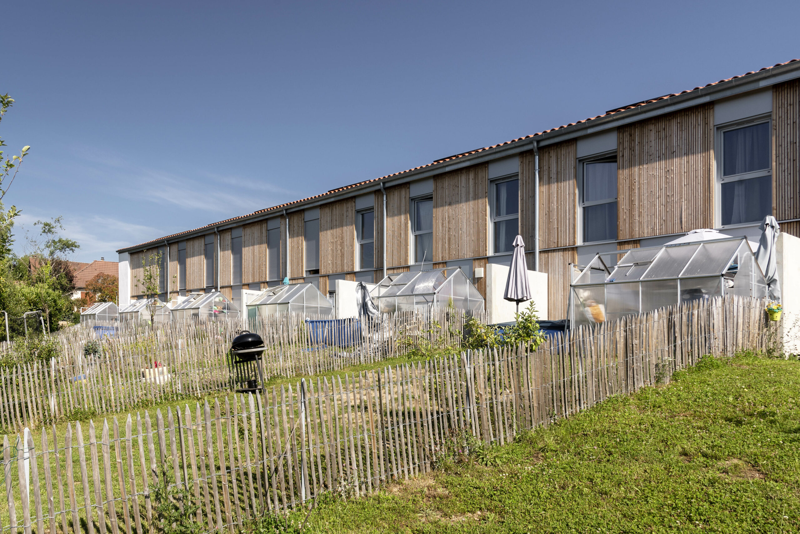 Façade Sud du bâtiment A / Benoit Alazard