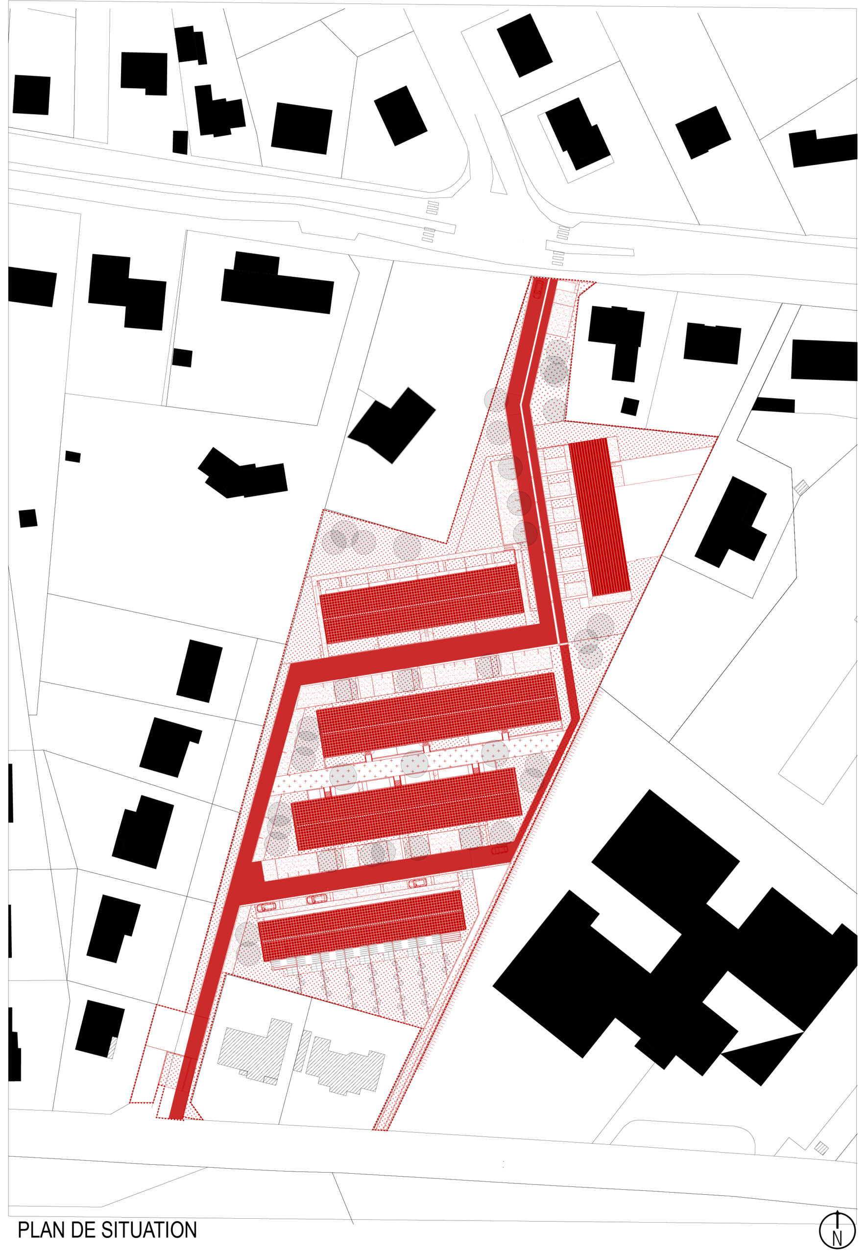 Plan de situation / Atelier du Rouget Simon Teyssou & associés