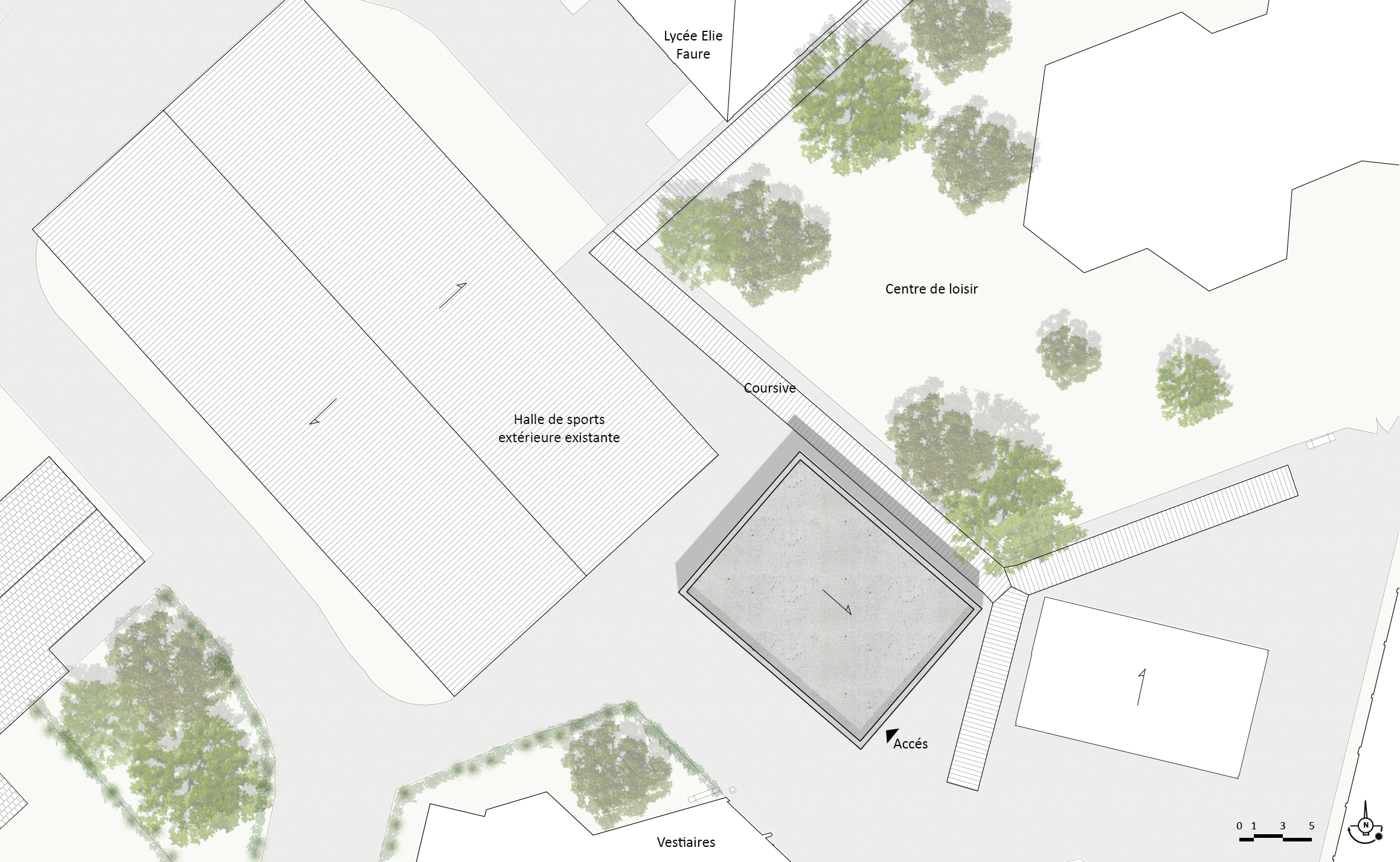 plan masse / guiraud-manenc