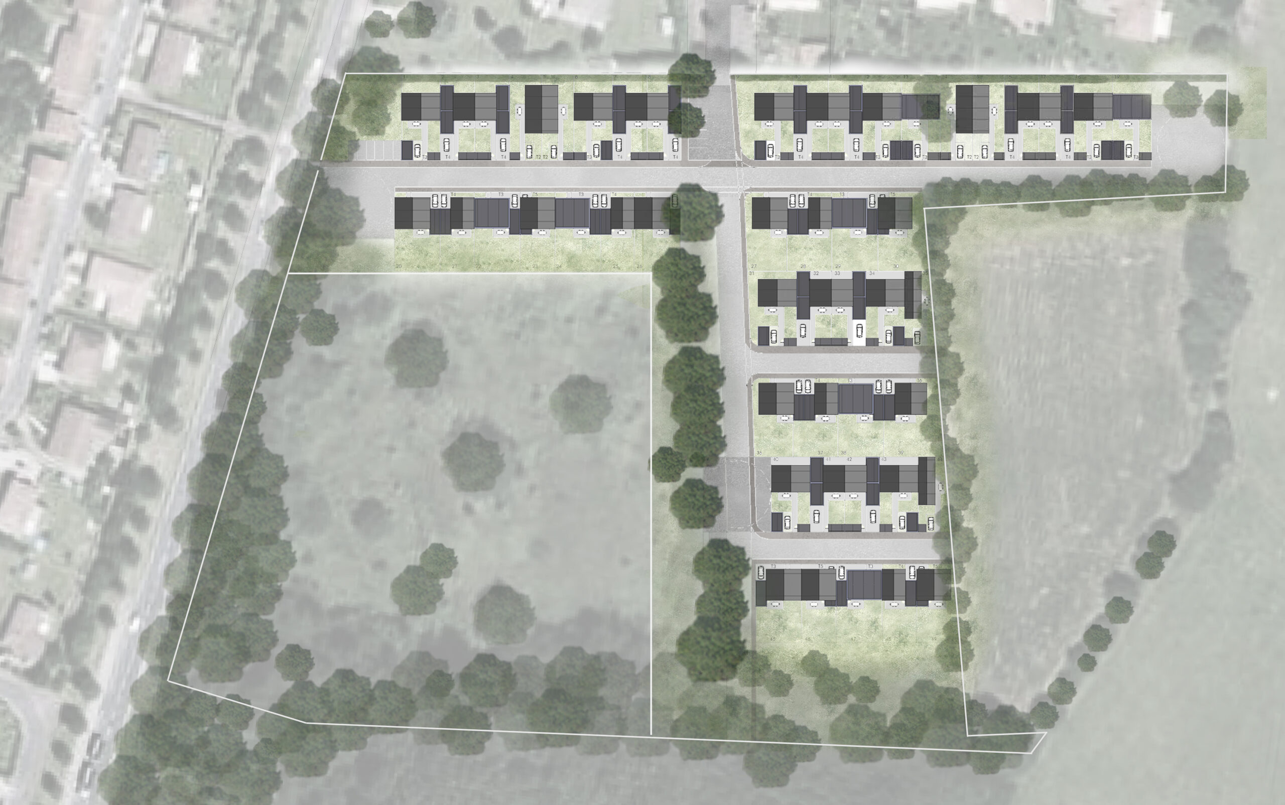 Plan masse / hub architectes