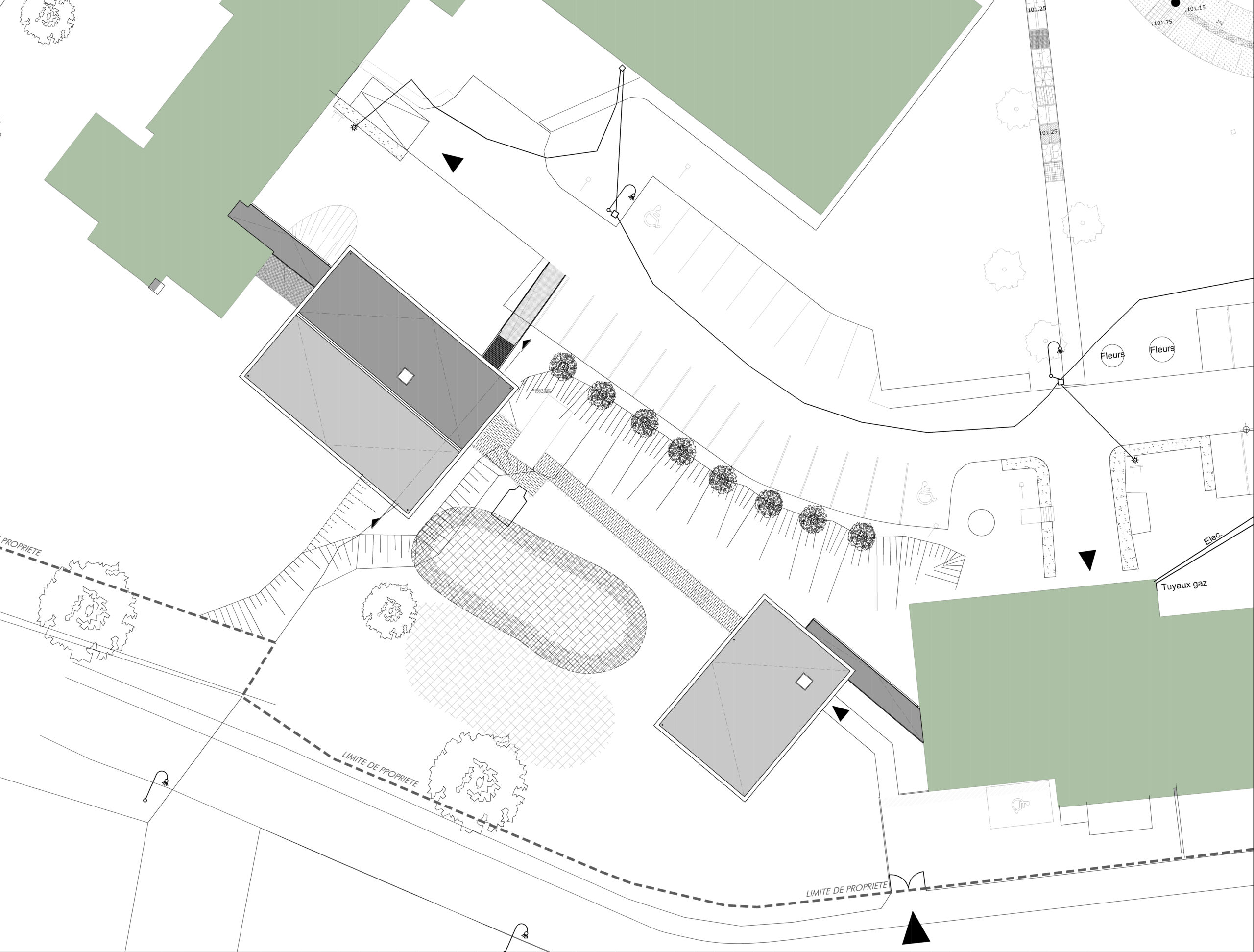 Plan Masse / HUB Architectes