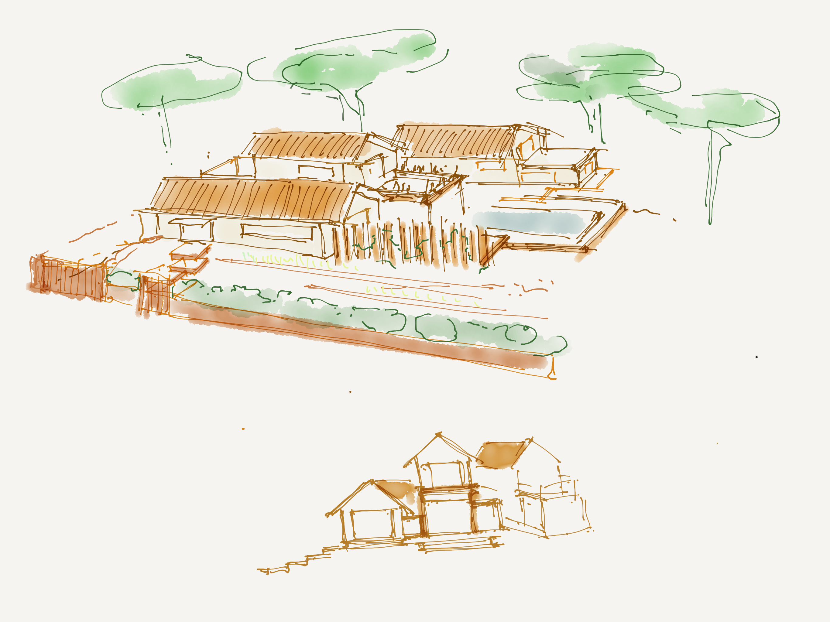 esquisse 1er croquis /