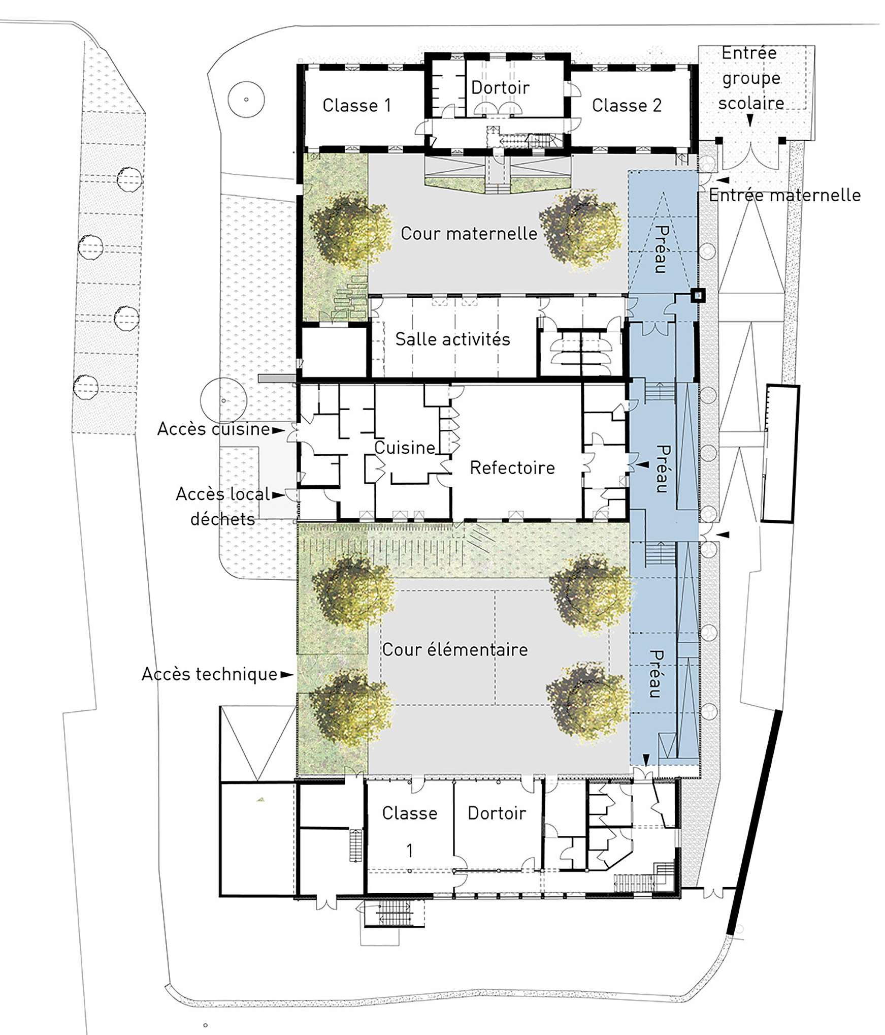 Plan masse / Atelier du trait