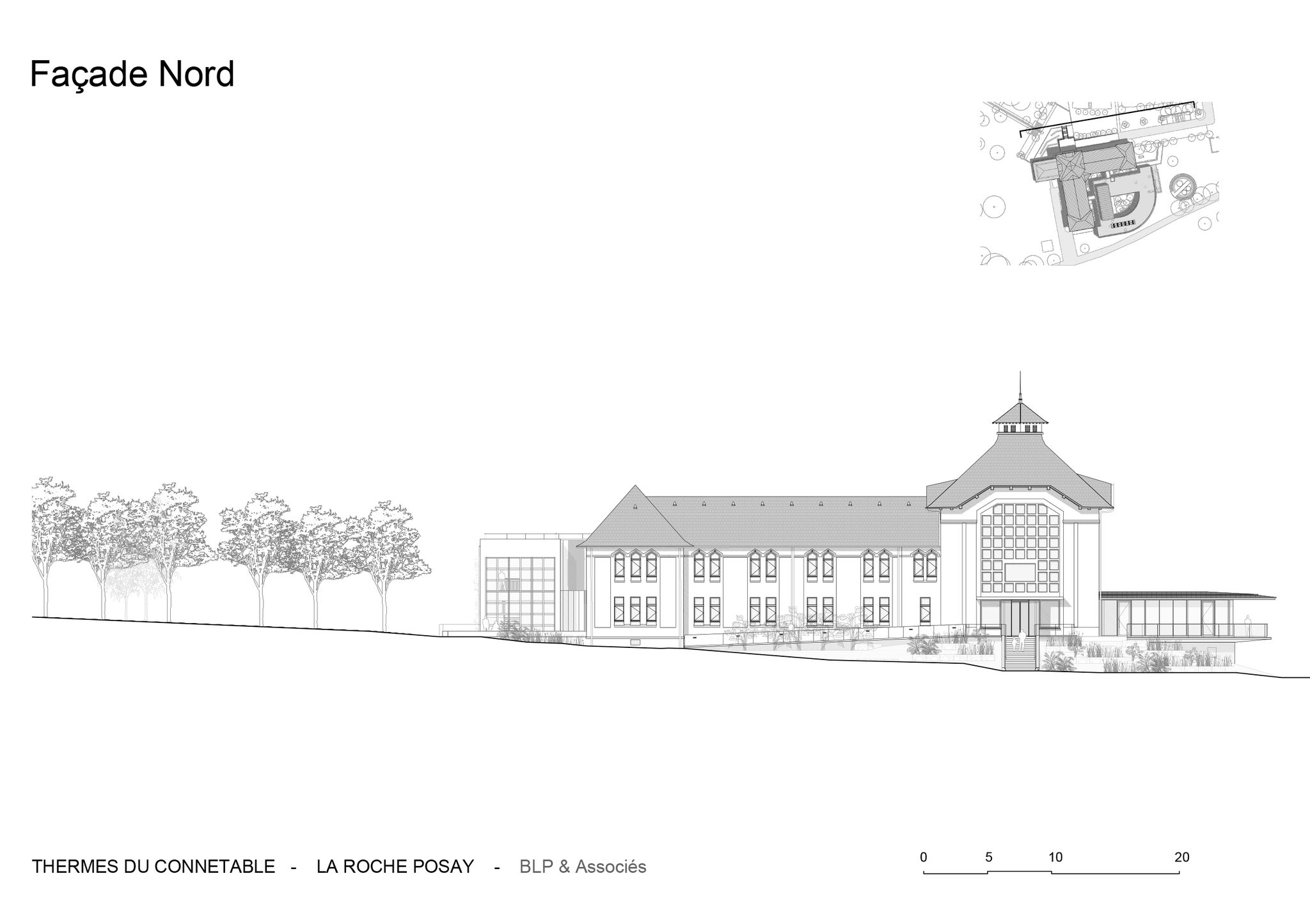 LaRochePosay-Thermes du Connetable-façade / @blp&associés