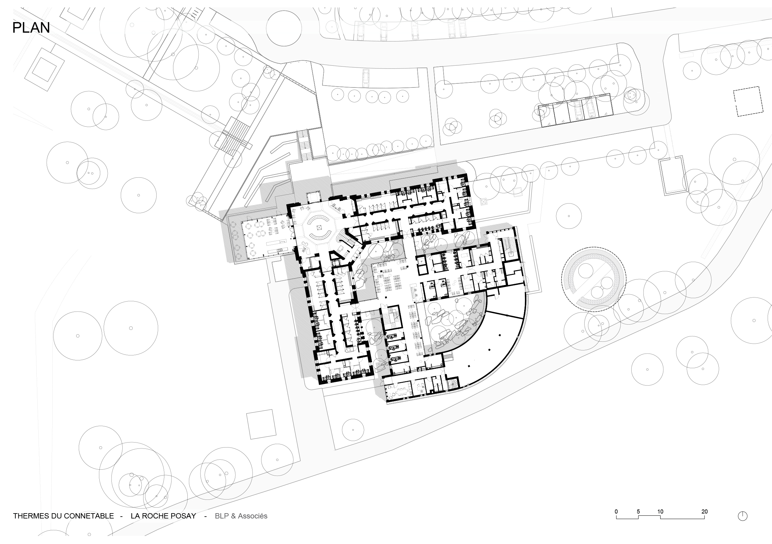 LaRochePosay-Thermes du Connetable-plan / @blp&associés