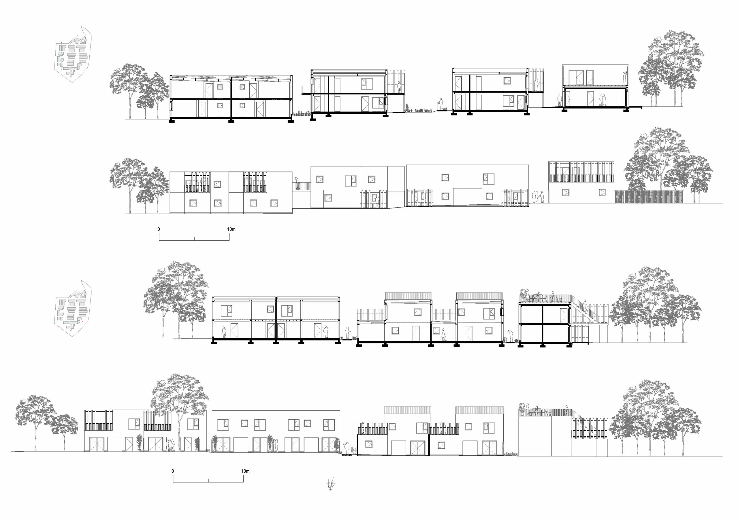 façades et coupes / MORE architecture
