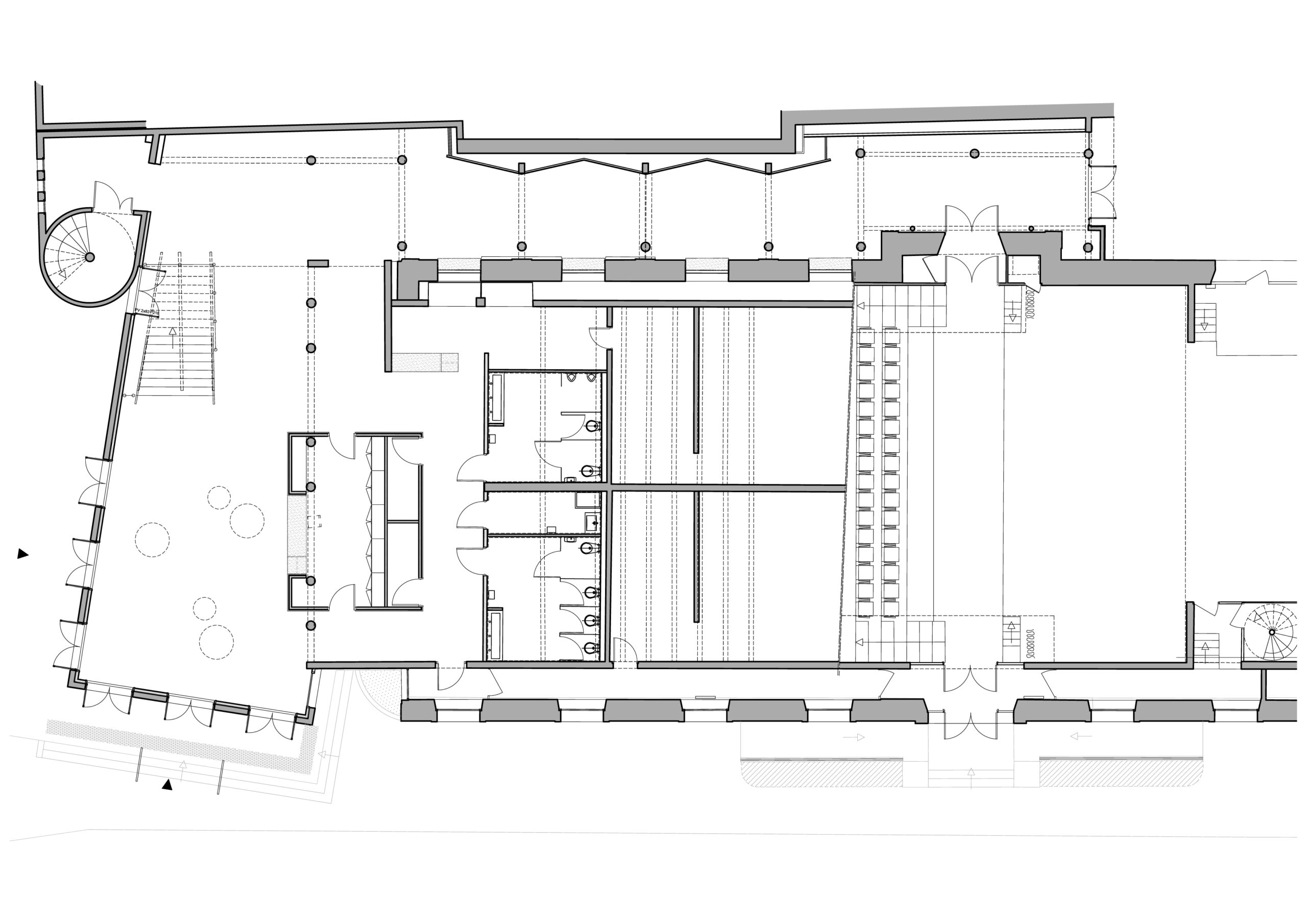 plan de niveau RDC / AMB/BOCA